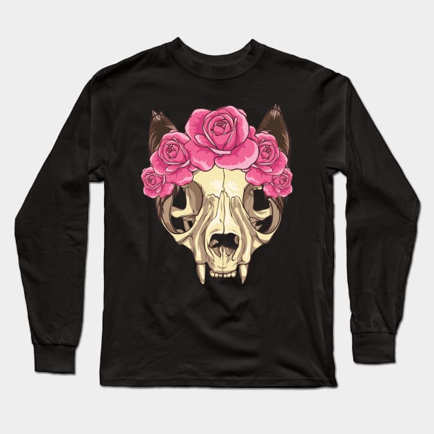 Kitty Long Sleeve T-Shirt by Clown